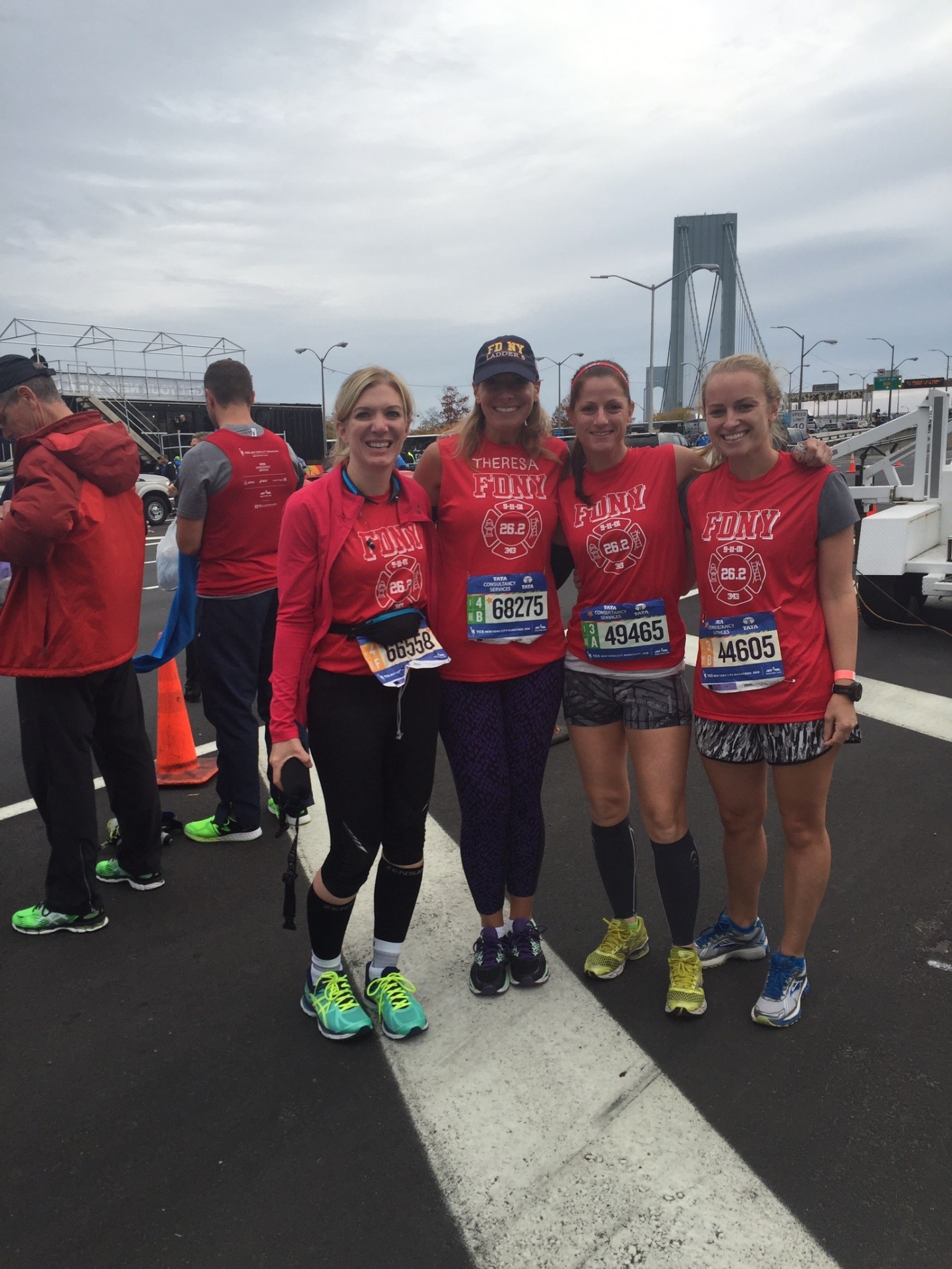 Josephine Smith ran with Team Answer the Call at the TCS NYC Marathon 